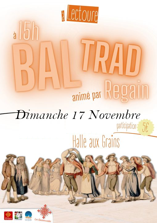 17 NOVEMBRE 2024 – BAL TRAD –– HALE AUX GRAINS DE LECTOURE 15h