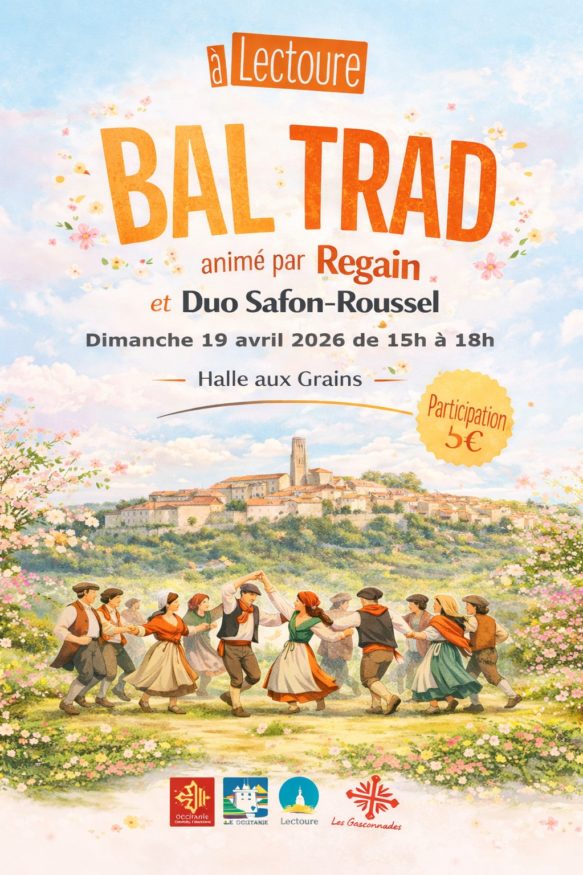 19 AVRIL 2026 – BAL TRAD REGAIN ET DUO SAFON ROUSSEL – HALE AUX GRAINS – LECTOURE 15h